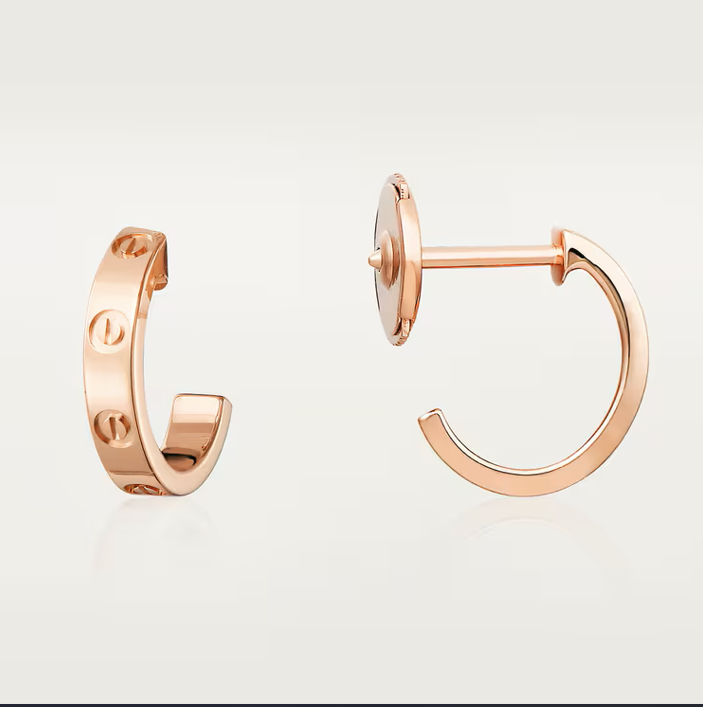 Love Hoop Earrings 2.65mm