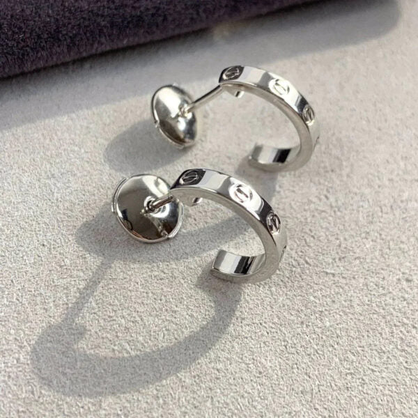 Love Hoop Earrings 2.65mm
