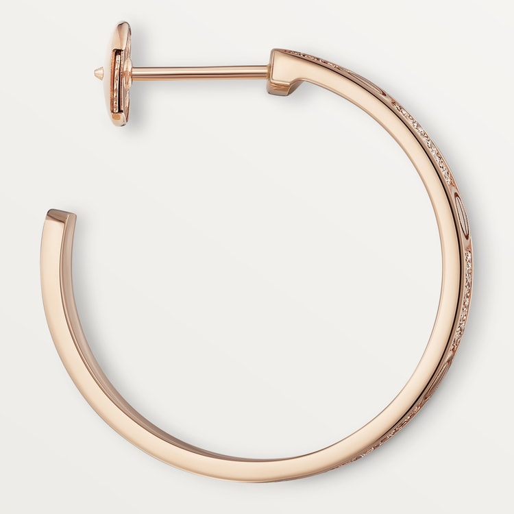 Love Pavé Hoop Earrings
