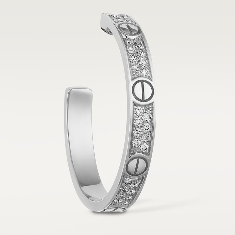 Love Pavé Hoop Earrings