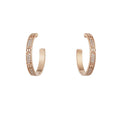 Love Pavé Hoop Earrings