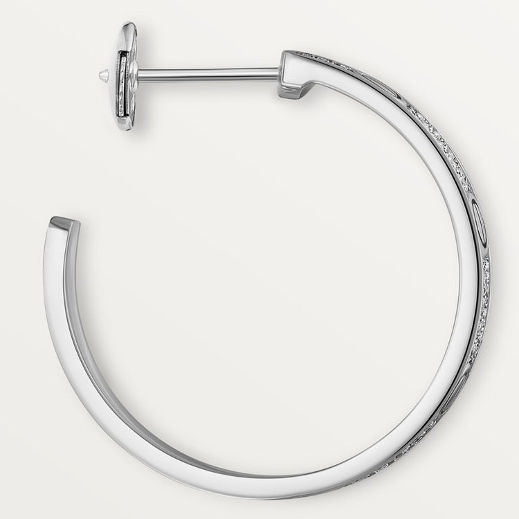 Love Pavé Hoop Earrings