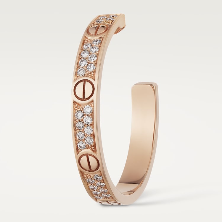 Love Pavé Hoop Earrings
