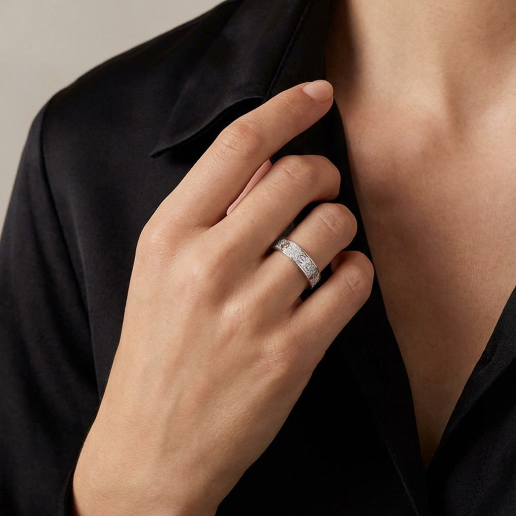 Love Pavé Band Ring