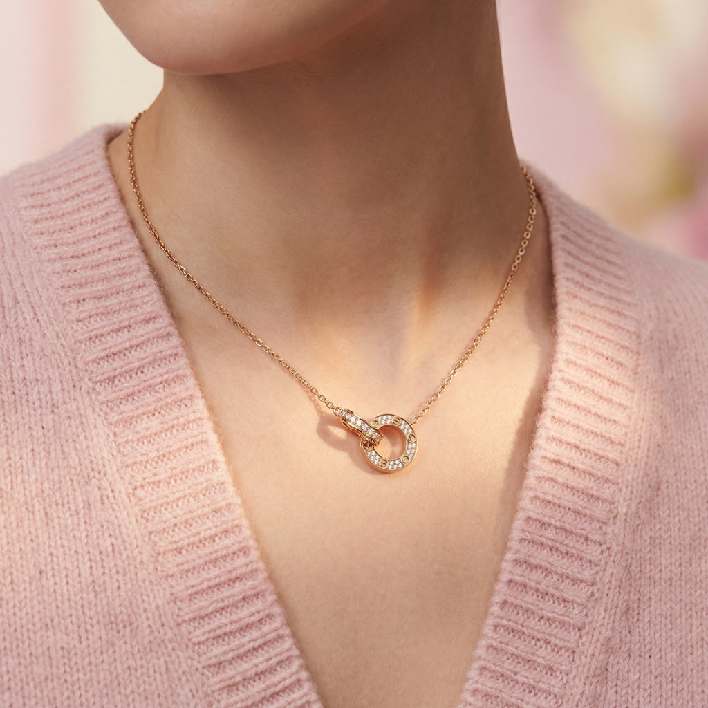 Love Pavé Necklace