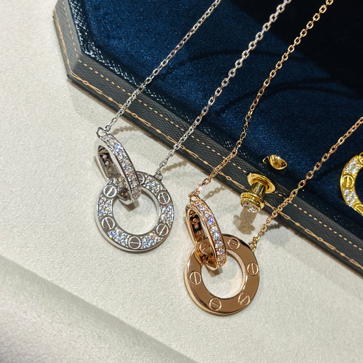 Love Pavé Necklace