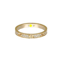 Love Pavé Slim Ring