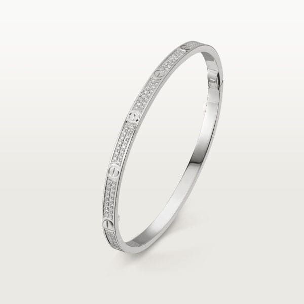 Small Love Diamonds Paved Bracelet