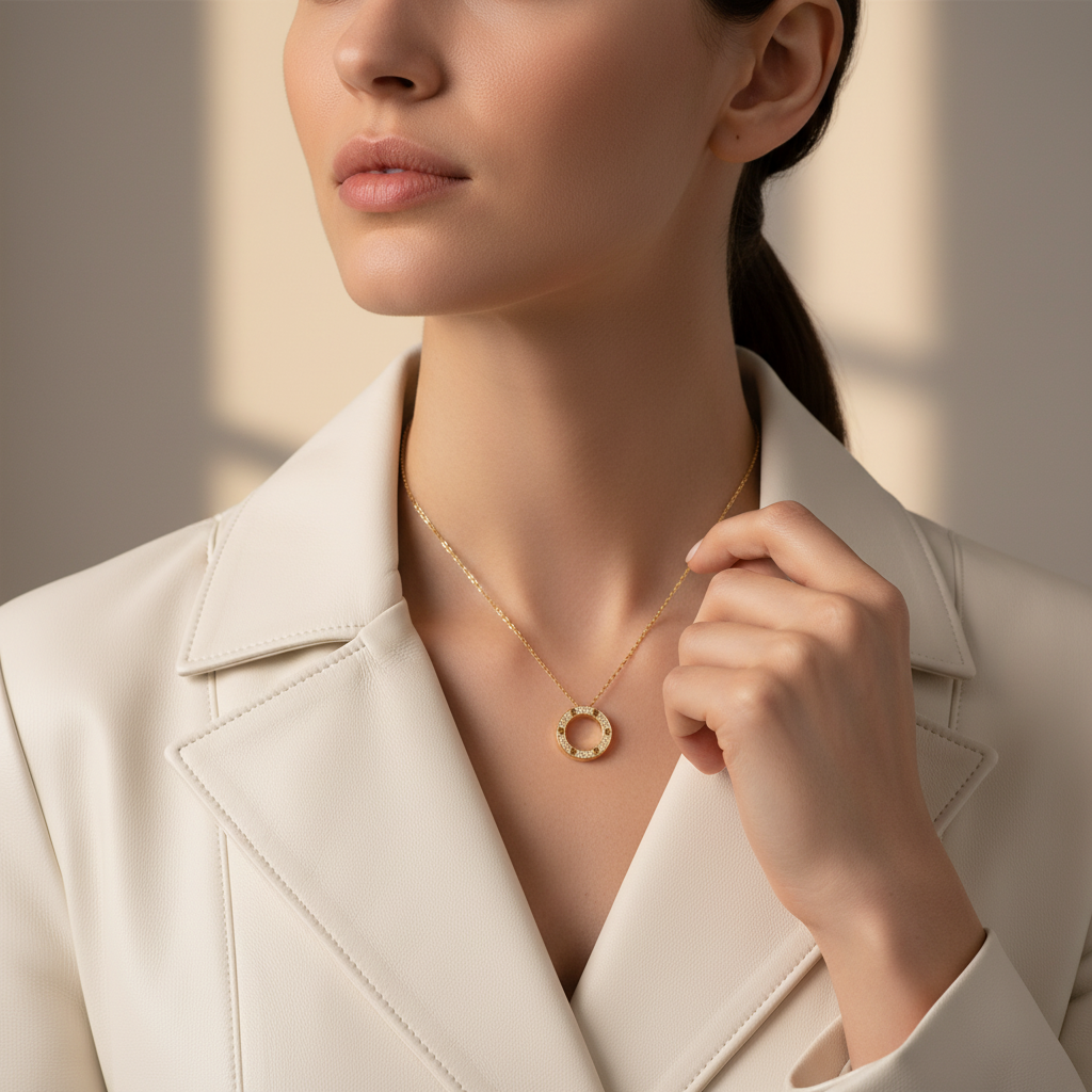 Love Paved Necklace