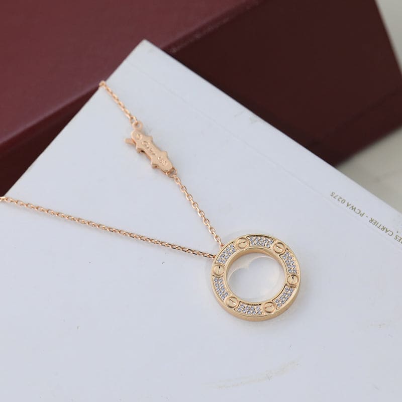 Love Paved Necklace