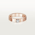 Love Solitaire Diamond Ring