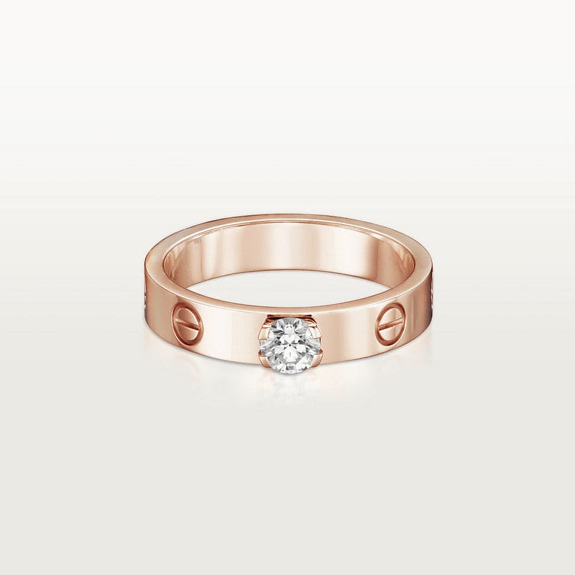 Love Solitaire Diamond Ring