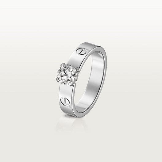 Love Solitaire Diamond Ring