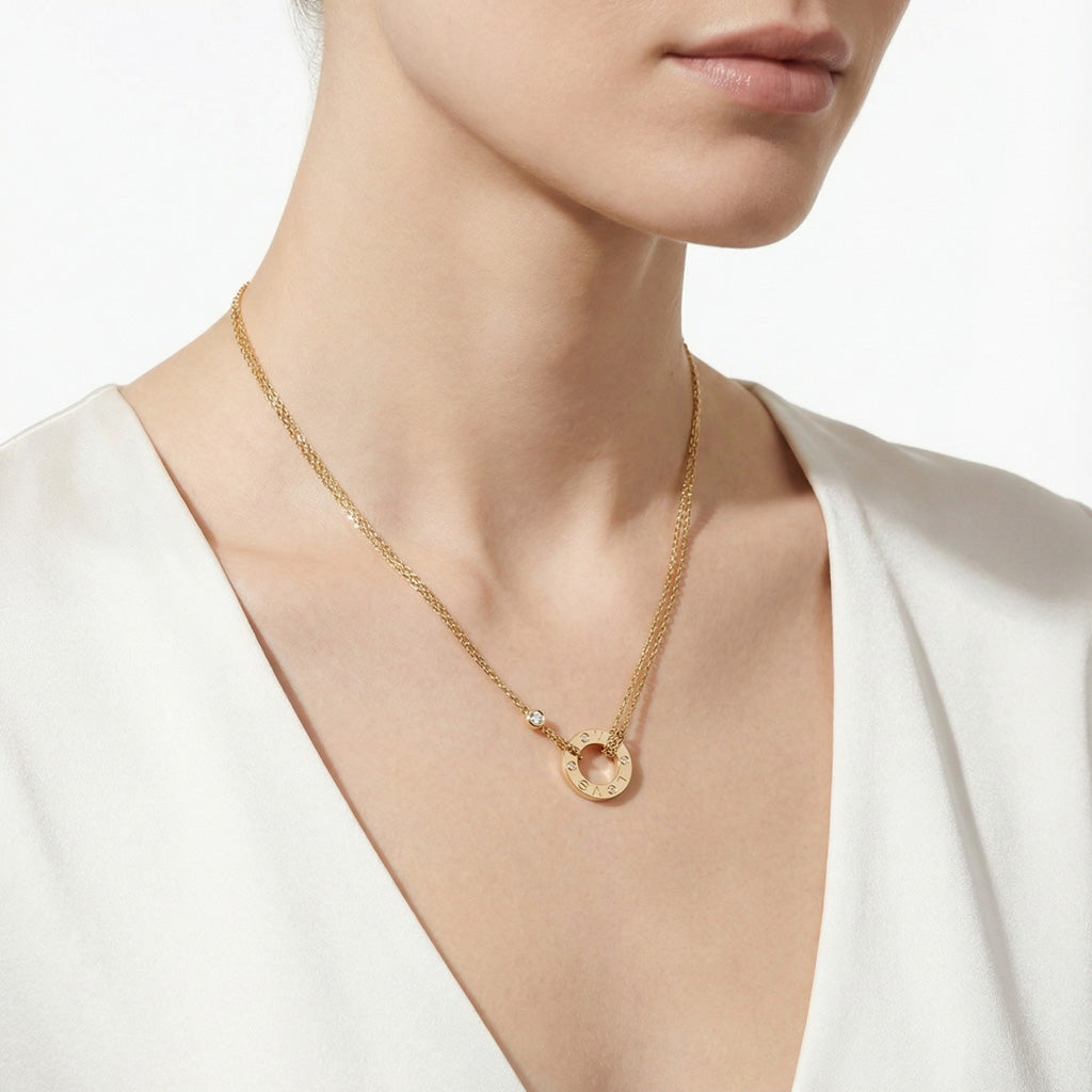 Love Two Necklace
