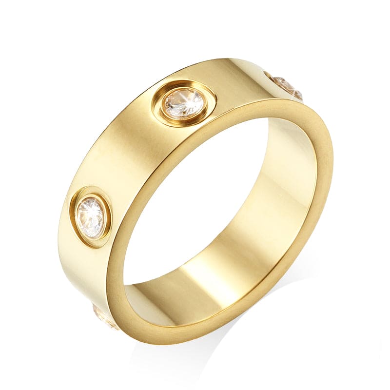 Love 8 Diamonds Wedding Ring