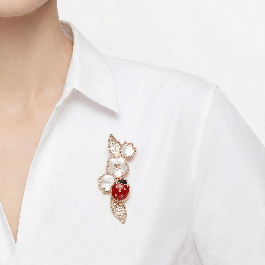 Lucky Spring Clip Brooch