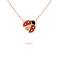 Lucky Spring Ladybug Pendant Necklace