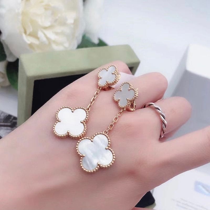 Magic Alhambra Earclips Earrings