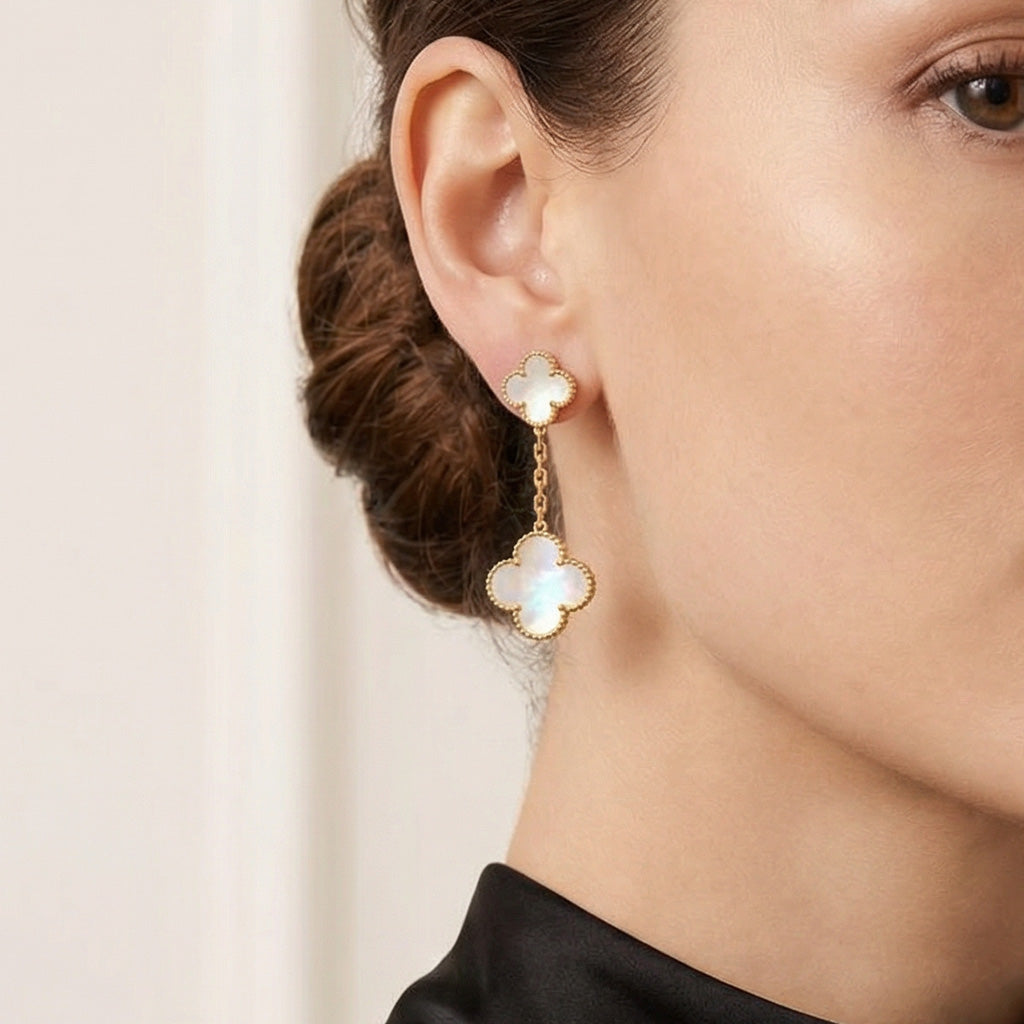 Magic Alhambra Earclips Earrings