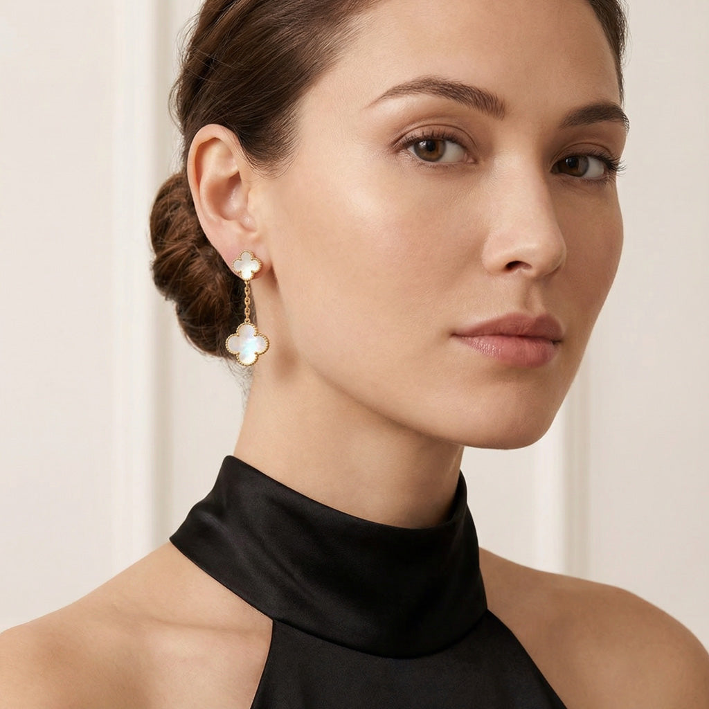 Magic Alhambra Earclips Earrings