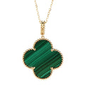 Magic Alhambra Malachite Necklace