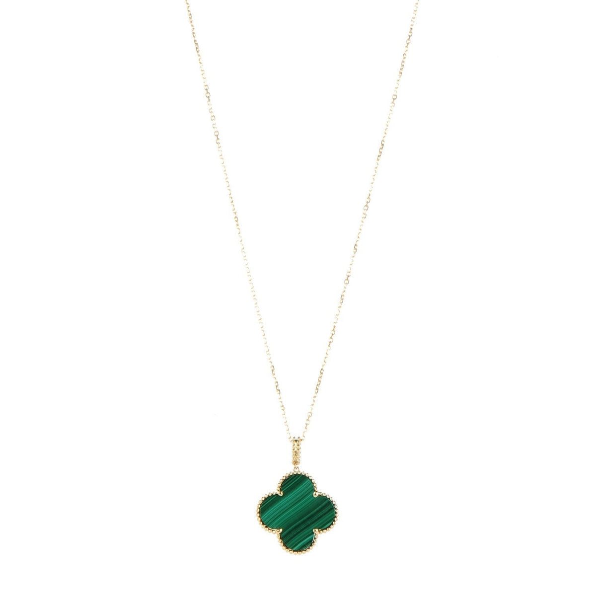 Magic Alhambra Malachite Necklace