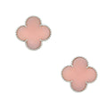 Magic Alhambra Pink Opal Earrings