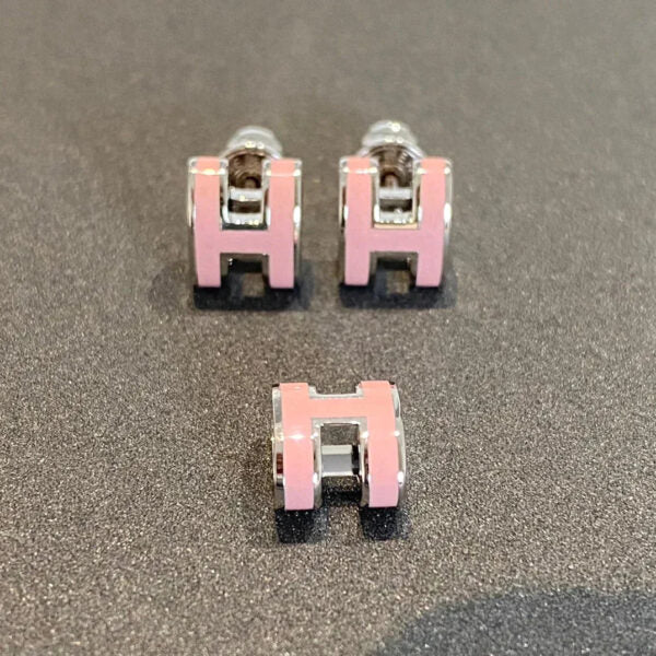Mini Pop H Hoop Earrings