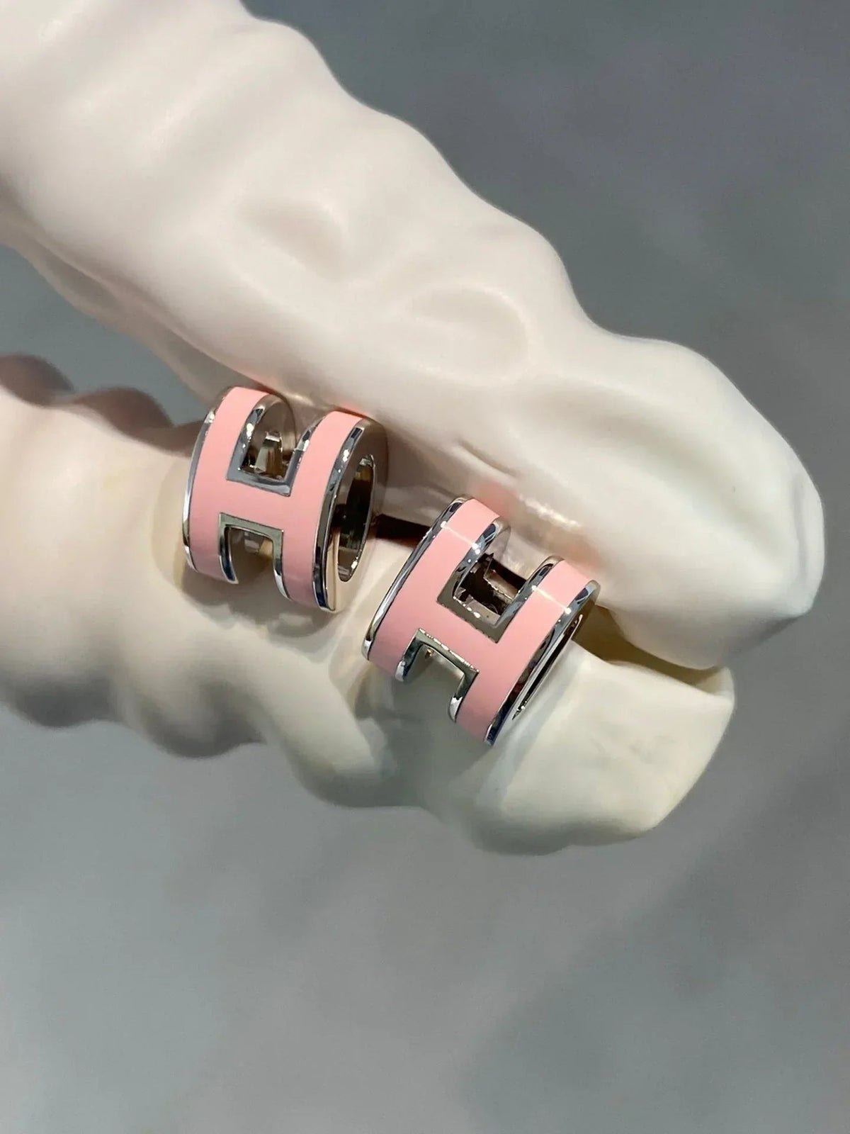 Mini Pop H Hoop Earrings
