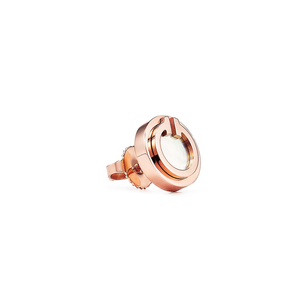 Mother Of Pearl Circle Earrings
