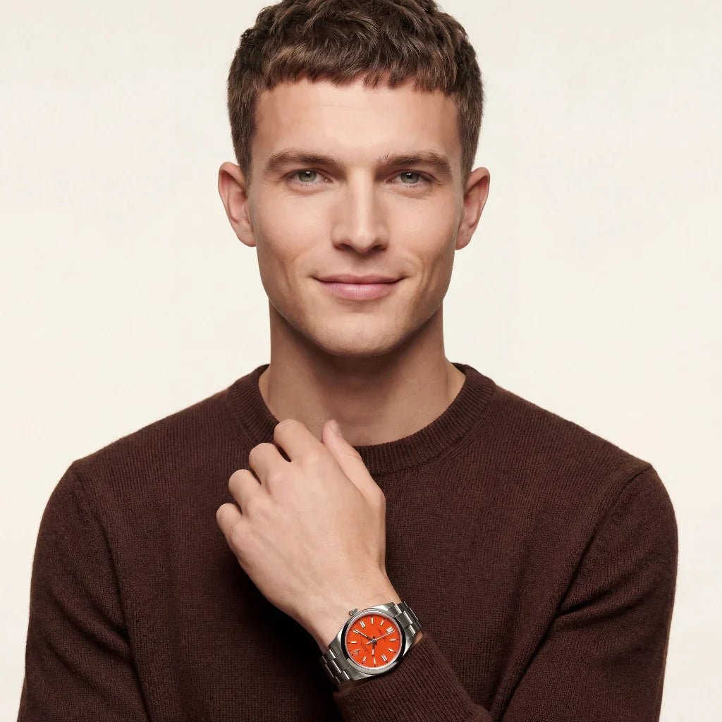 Oyster Perpetual Automatic Watch With Domed Bezel Design