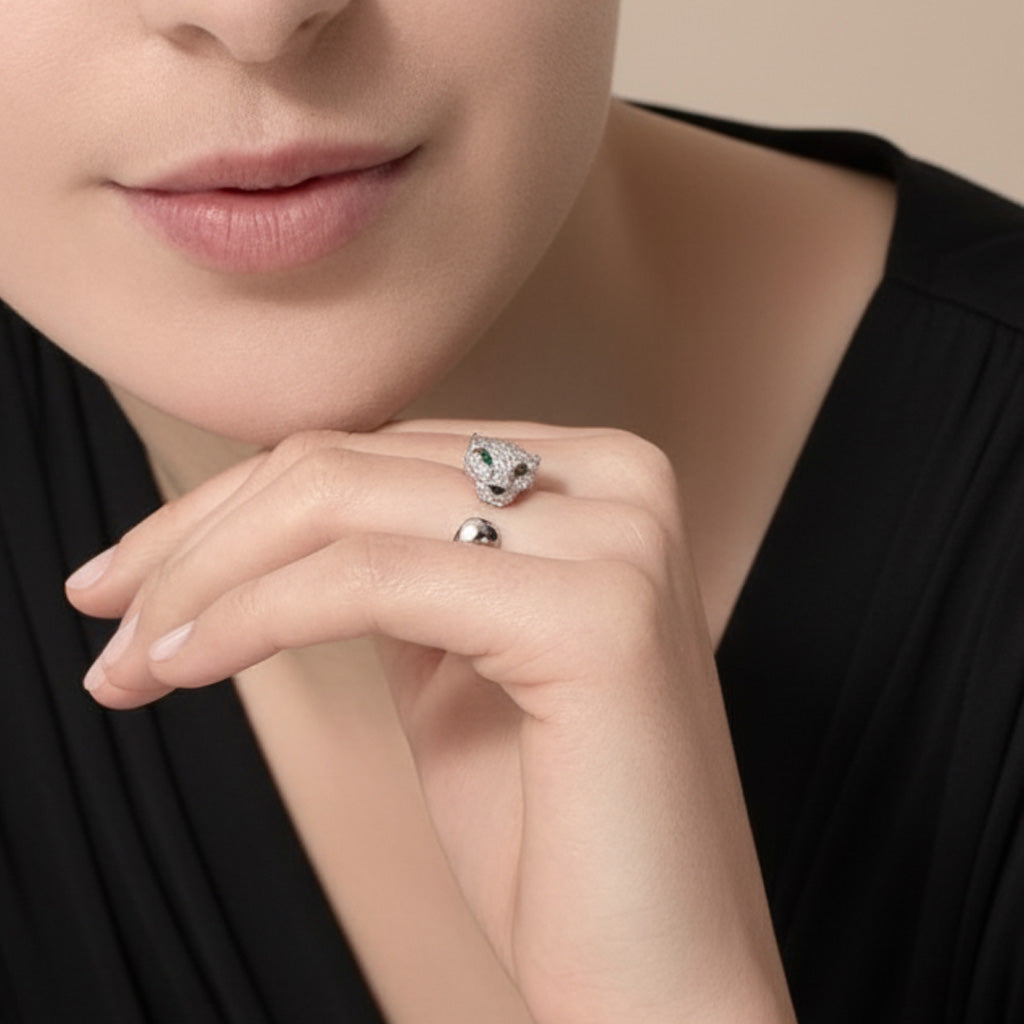 Panthère Pavé Ring