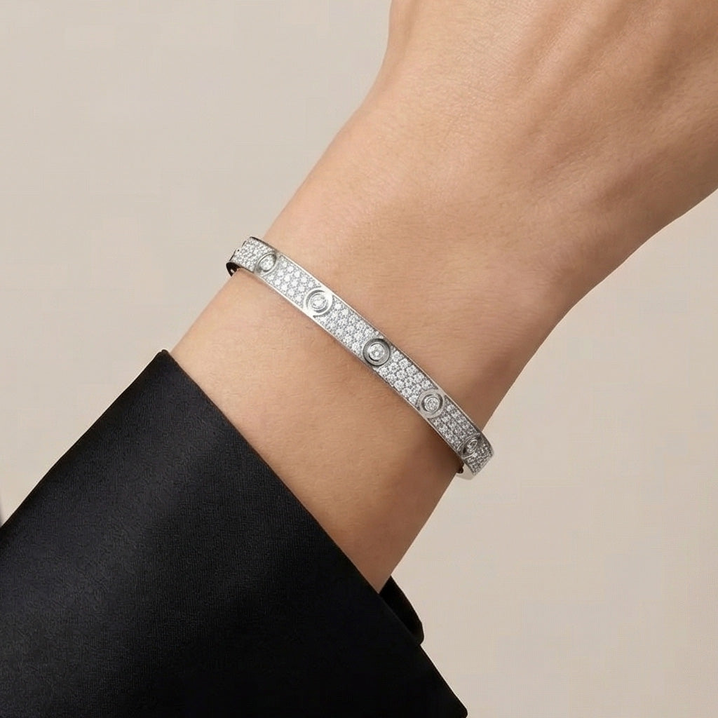 Pavéd Diamonds Love Bracelet
