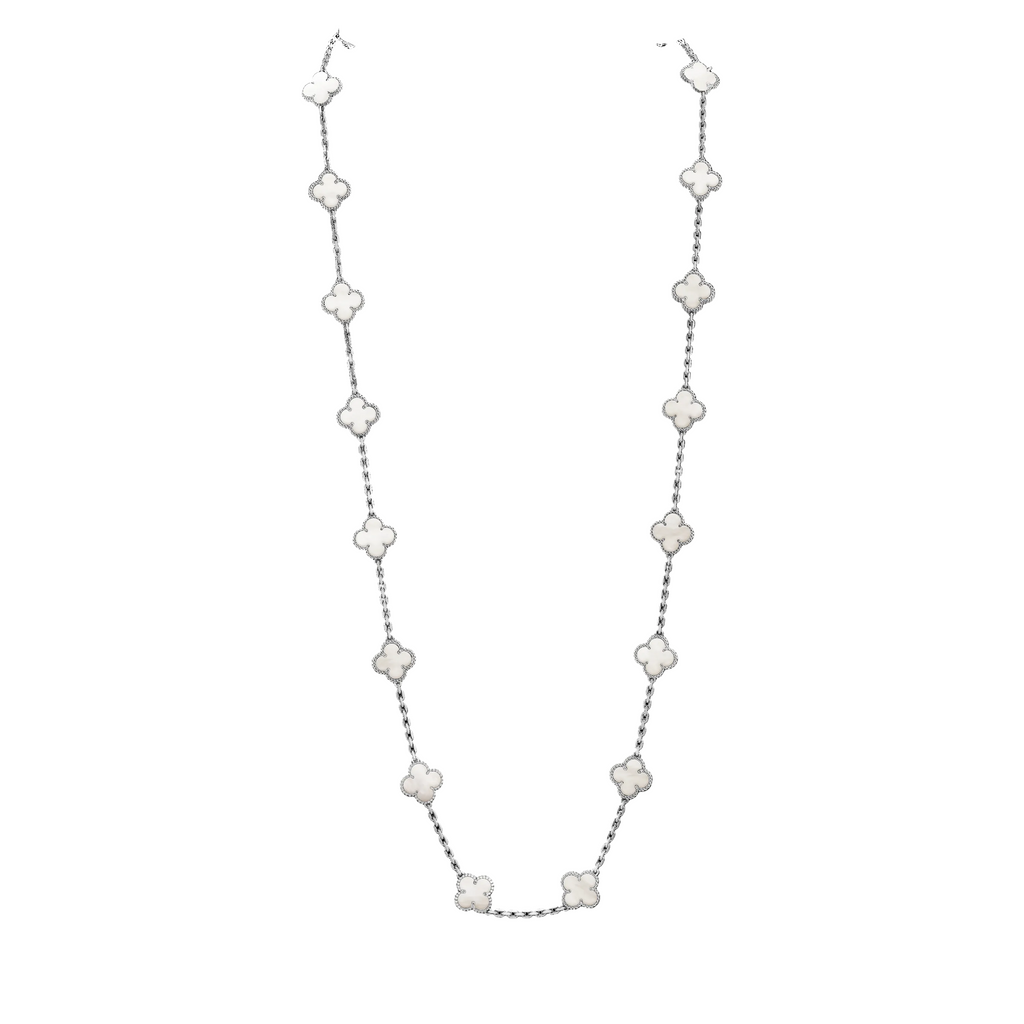Pearl Vintage Alhambra 20 Motifs Long Necklace