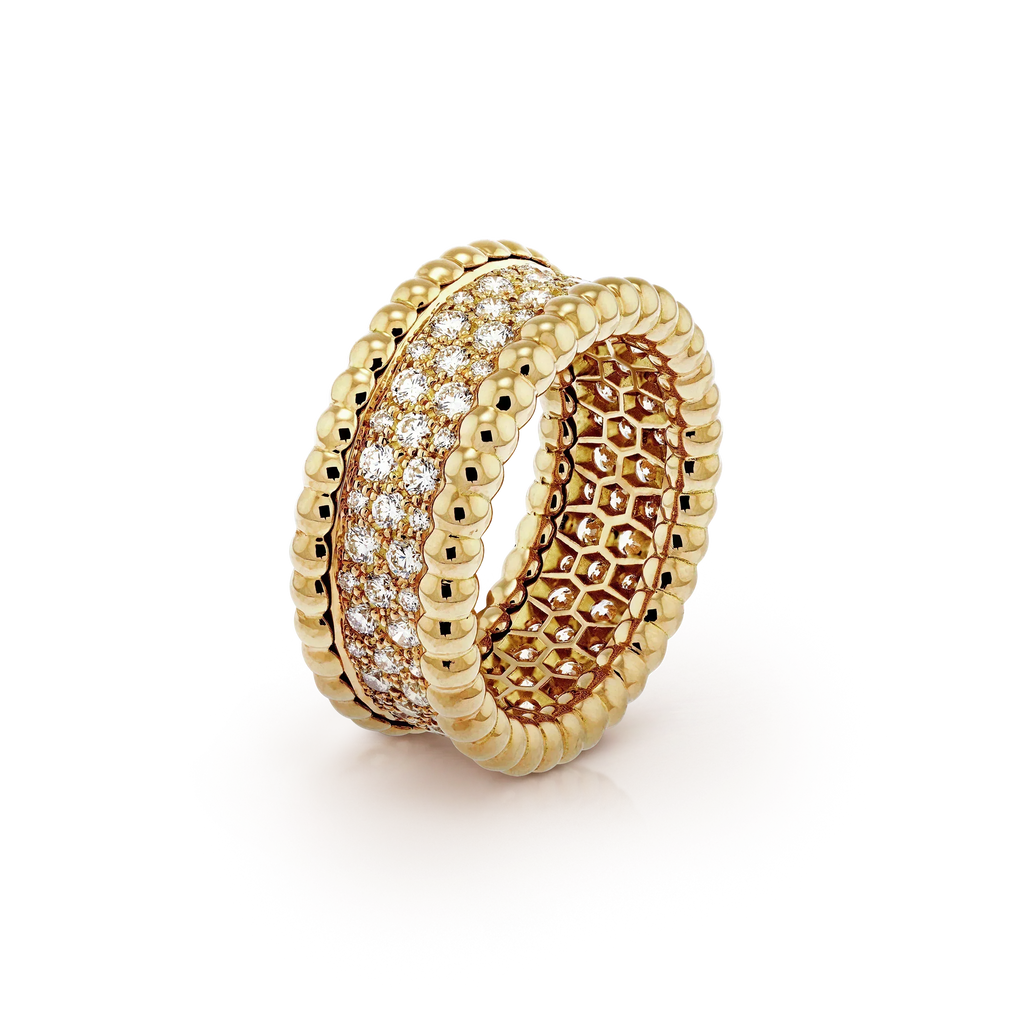 Perlée Row Ring