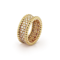 Perlée Row Ring