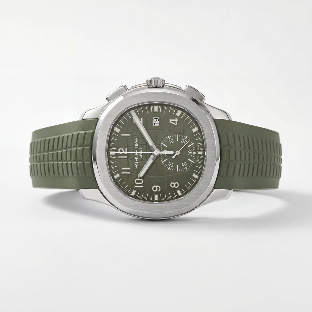 PP Khaki Green Dial Stainless Steel Watch