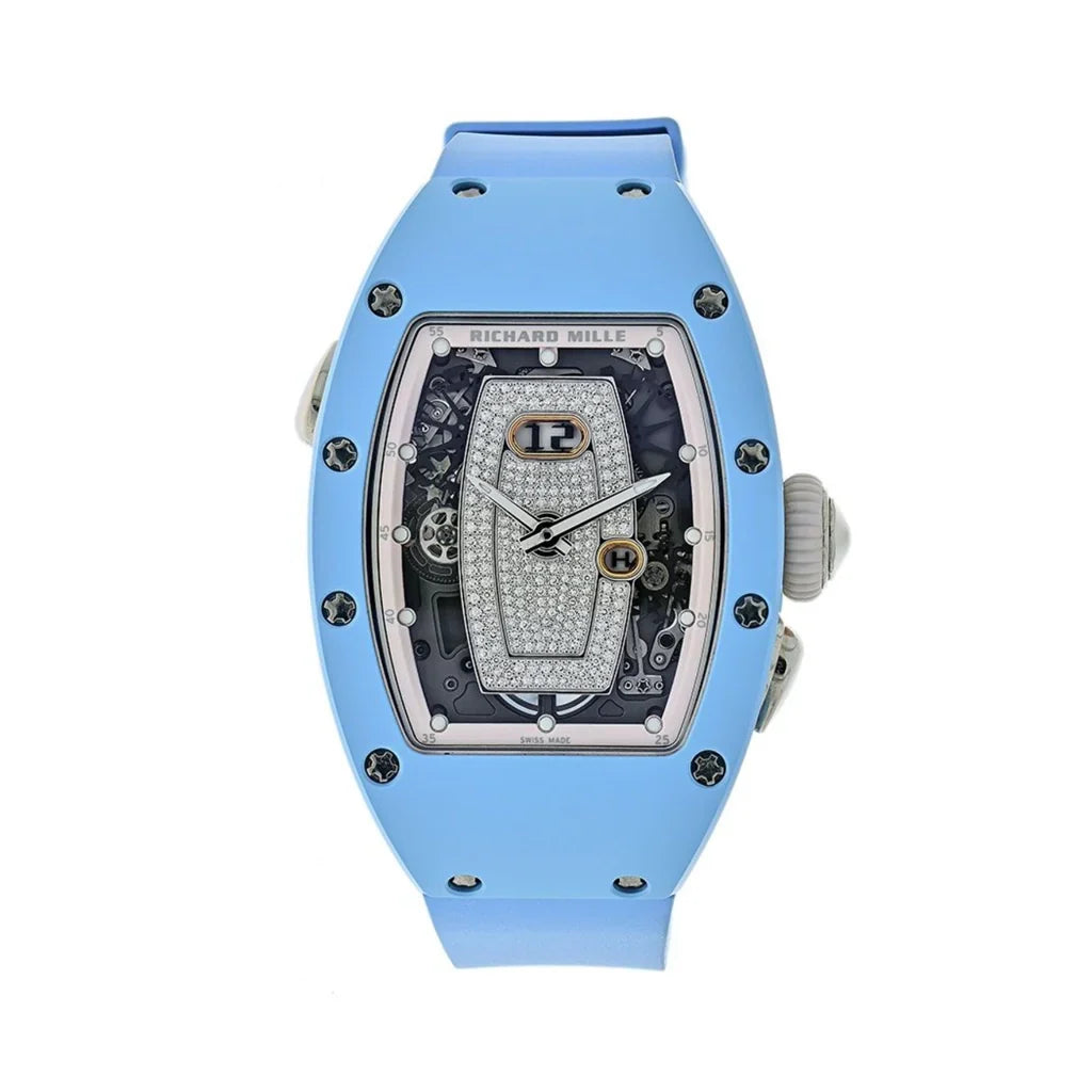 RM Baby Blue Stone Set Dial Watch