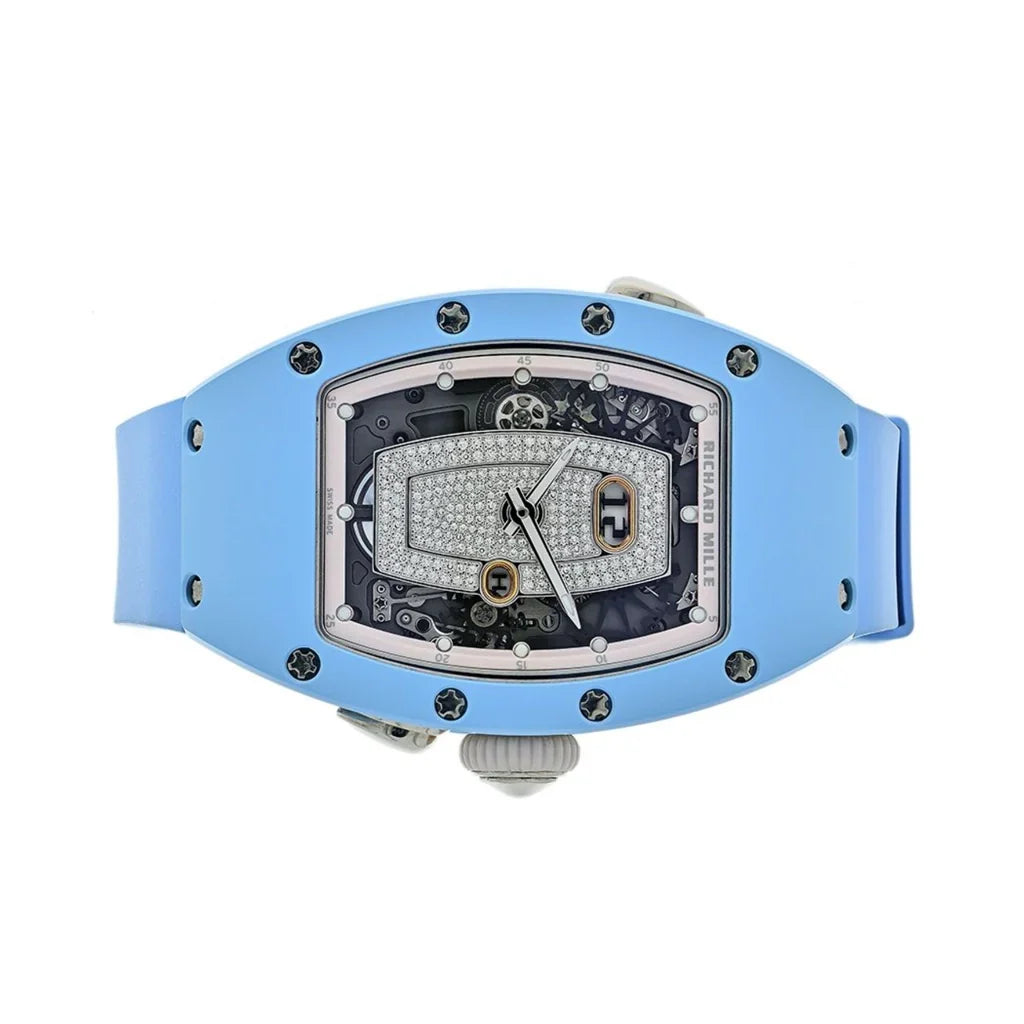RM Baby Blue Stone Set Dial Watch