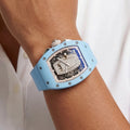 RM Baby Blue Stone Set Dial Watch