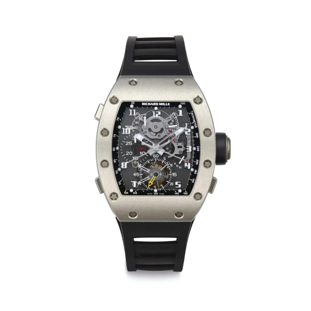 RM Black Open Dial Watch