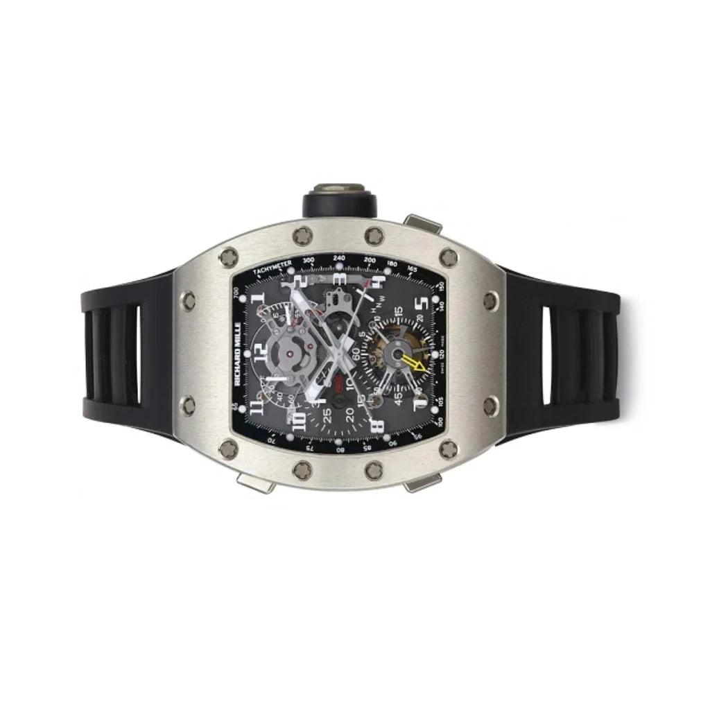 RM Black Open Dial Watch