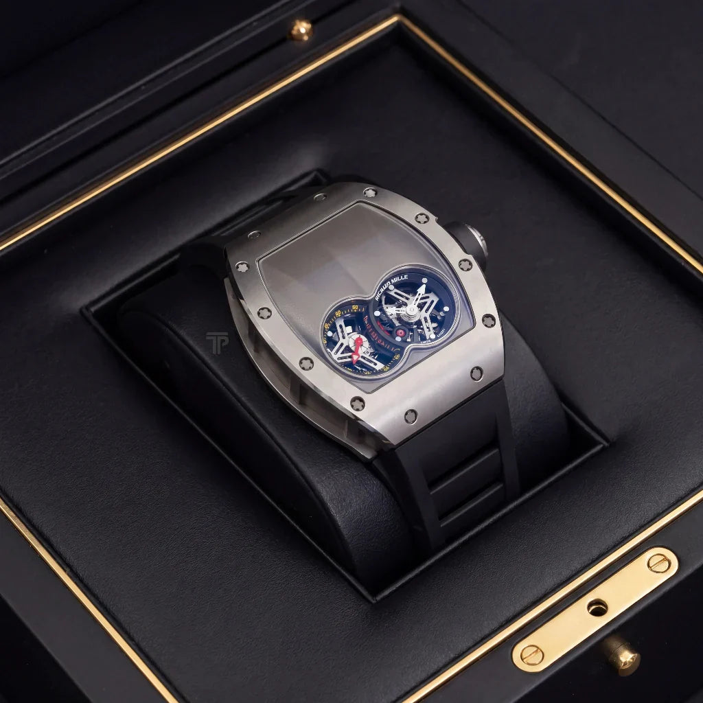 RM Grey Twin Aperture Watch
