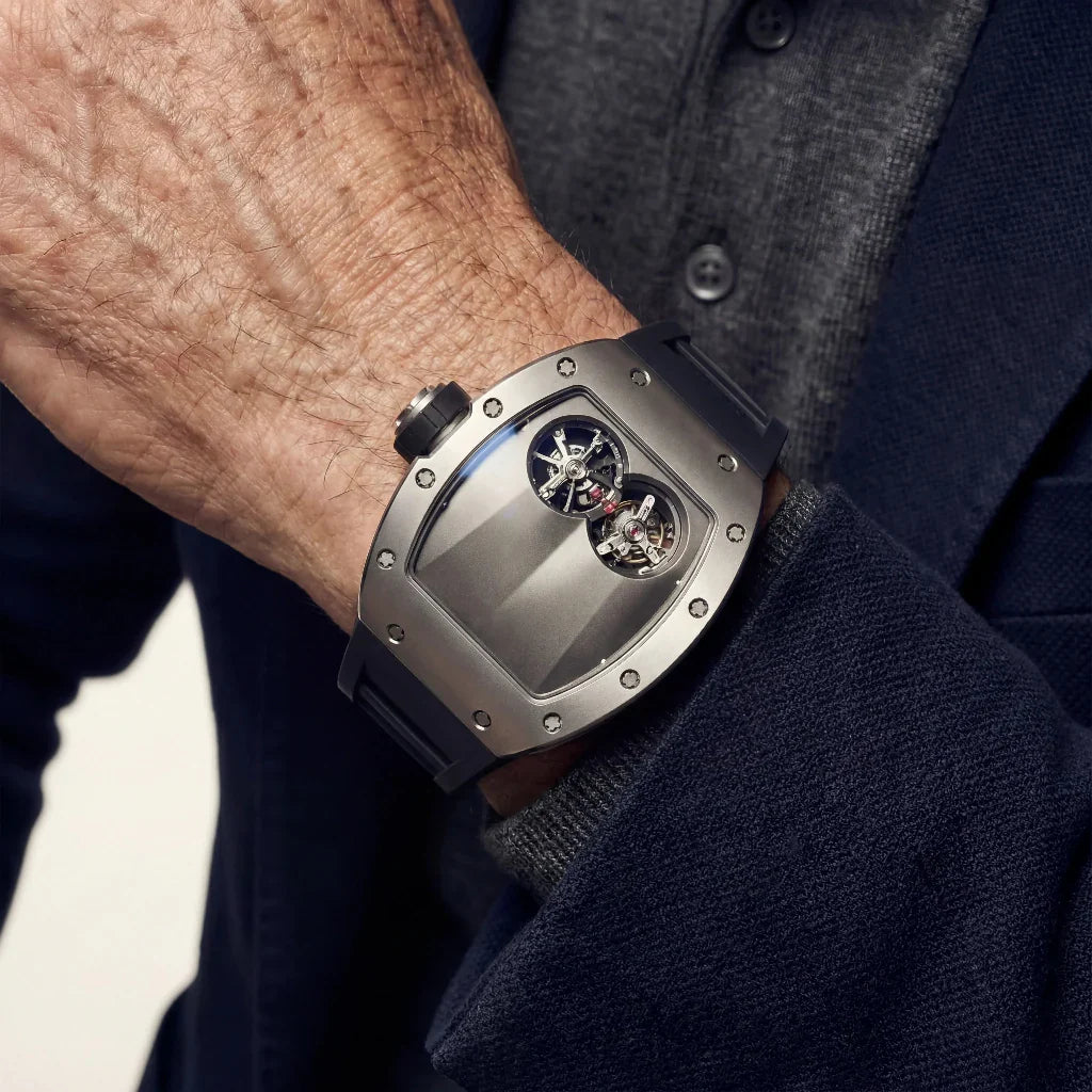 RM Grey Twin Aperture Watch
