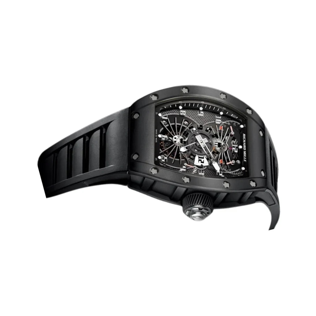 RM Matte Black Architectural Dial Watch