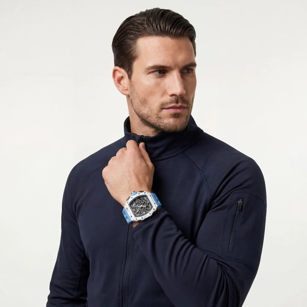 RM Rafael Nadal White Open Dial Watch