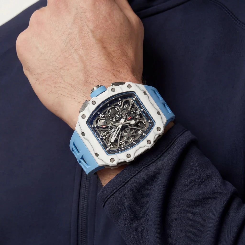 RM Rafael Nadal White Open Dial Watch