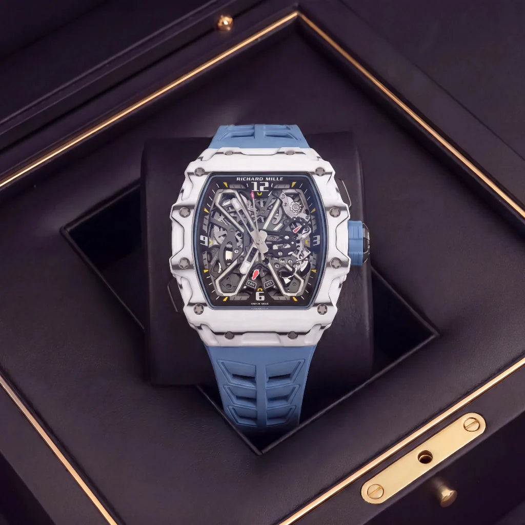 RM Rafael Nadal White Open Dial Watch