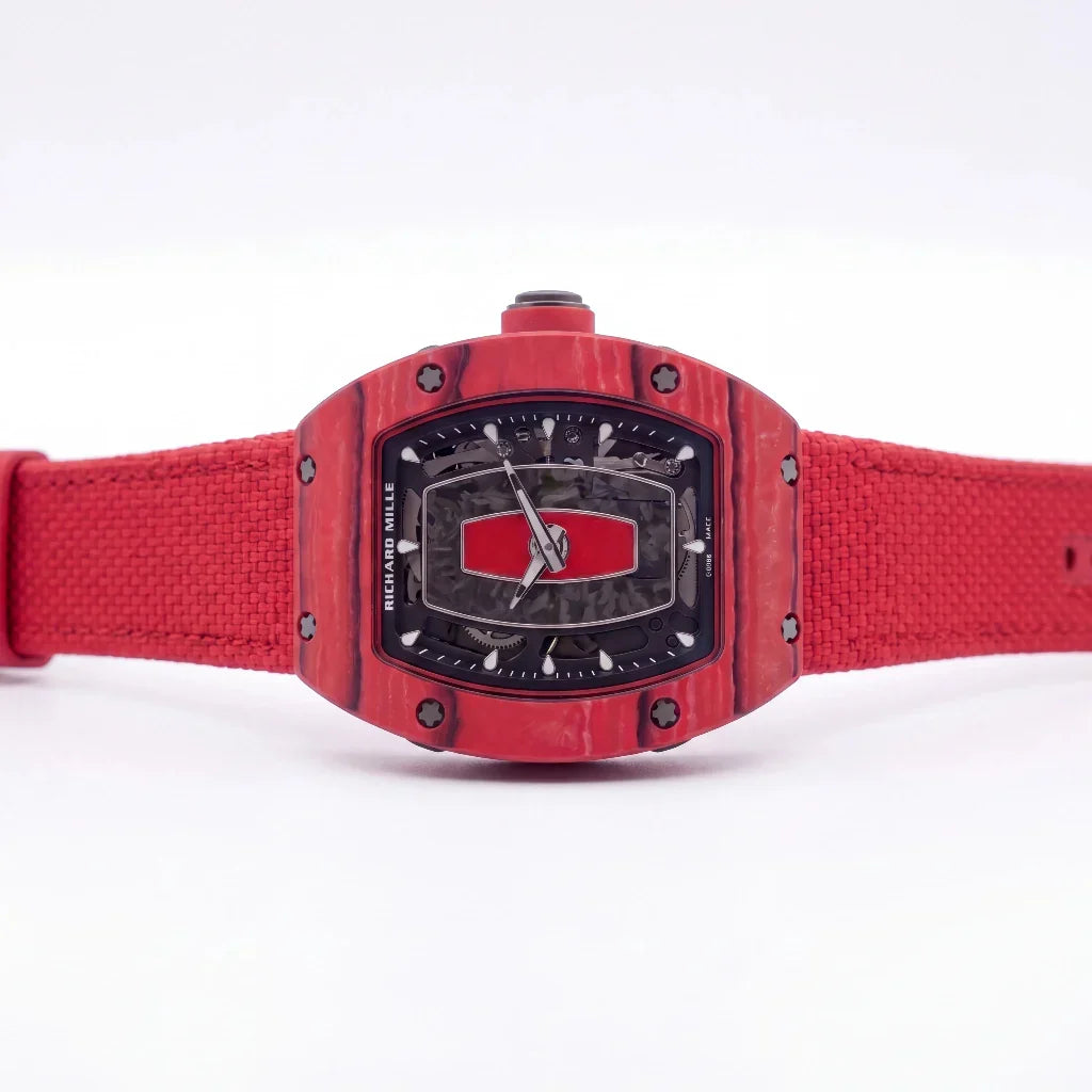 RM Red Panel Dial Watch