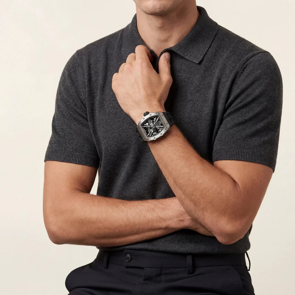 RM Silver Beam Dial Watch